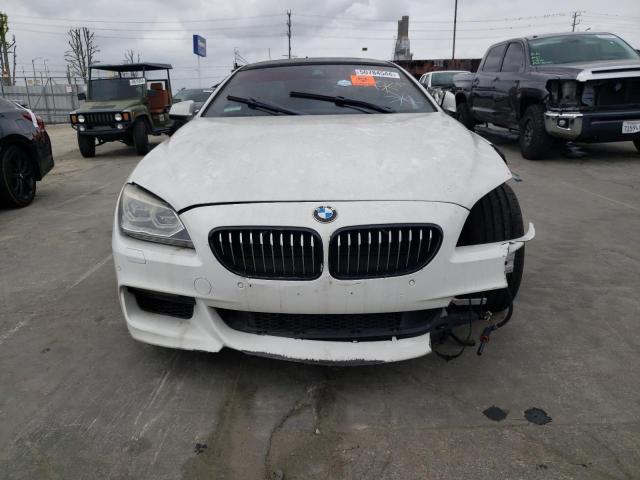 WBA6A0C53ED317721 - 2014 BMW 640 I GRAN COUPE WHITE photo 5