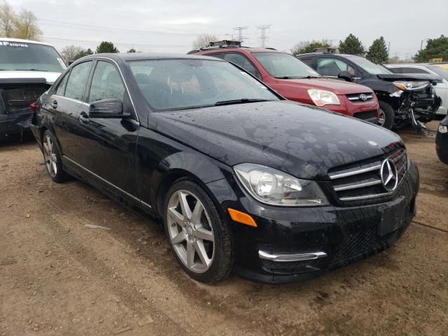 WDDGF8AB5EA945111 - 2014 MERCEDES-BENZ C 300 4MATIC BLACK photo 4