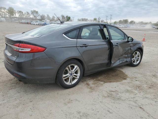 3FA6P0LU2JR157797 - 2018 FORD FUSION SE HYBRID BLACK photo 3