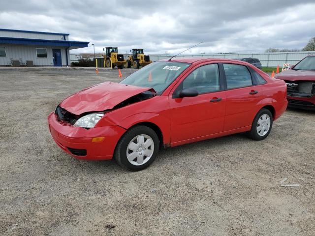 1FAFP34N87W118887 - 2007 FORD FOCUS ZX4 RED photo 1