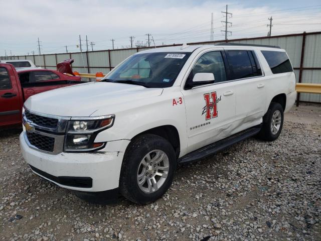 1GNSCGEC9JR124297 - 2018 CHEVROLET SUBURBAN C1500  LS WHITE photo 1