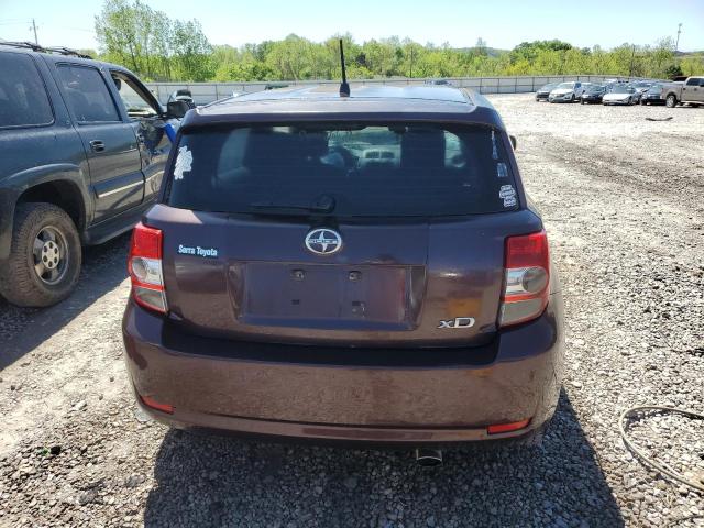 JTKKUPB44D1039107 - 2013 TOYOTA SCION XD PURPLE photo 6