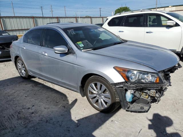 1HGCP2F84BA004293 - 2011 HONDA ACCORD EXL SILVER photo 4