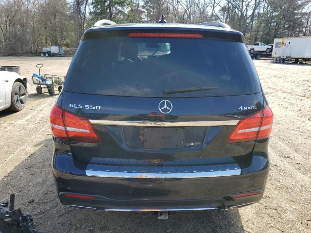 4JGDF7DE1HA779991 - 2017 MERCEDES-BENZ GLS 550 4MATIC BLUE photo 6