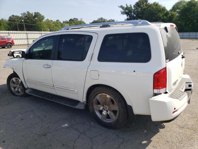 5N1BA0ND3AN613036 - 2010 NISSAN ARMADA SE WHITE photo 2