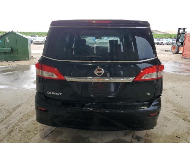 JN8AE2KP9C9032266 - 2012 NISSAN QUEST S BLACK photo 6