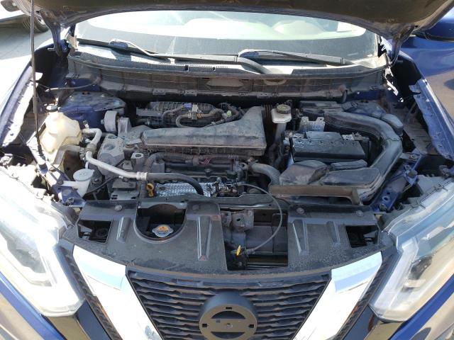 JN8AT2MT3HW133540 - 2017 NISSAN ROGUE S BLUE photo 12