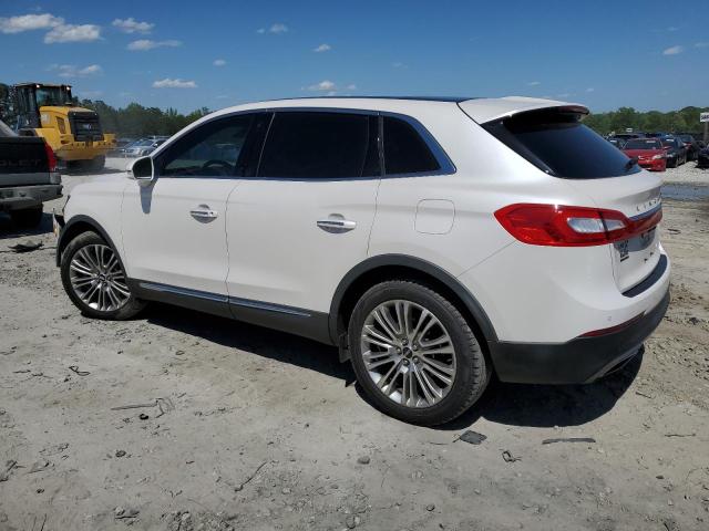 2LMPJ6LR2JBL42882 - 2018 LINCOLN MKX RESERVE Սպիտակ լուսանկար 2