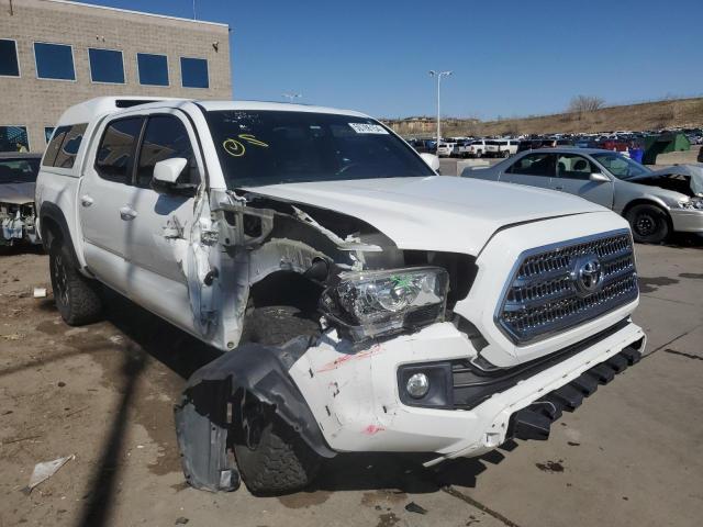 3TMCZ5AN0HM057205 - 2017 TOYOTA TACOMA DOUBLE CAB WHITE photo 4