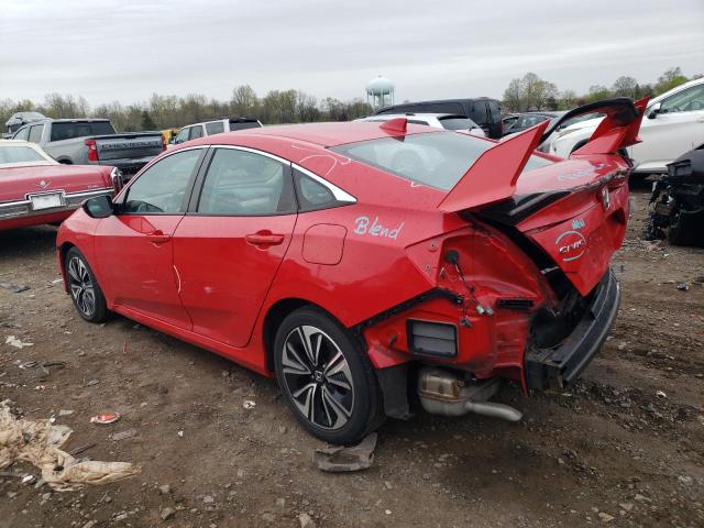 2HGFC1F38HH653502 - 2017 HONDA CIVIC EX RED photo 2