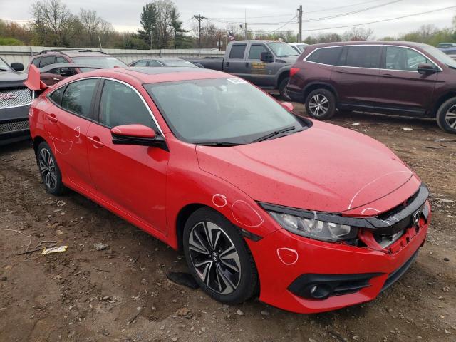 2HGFC1F38HH653502 - 2017 HONDA CIVIC EX RED photo 4