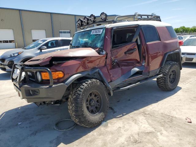 JTEBU11F08K045165 - 2008 TOYOTA FJ CRUISER BURGUNDY photo 1