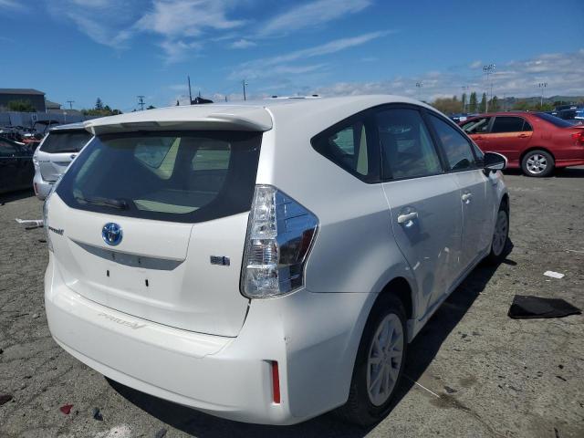 JTDZN3EU8E3328746 - 2014 TOYOTA PRIUS V WHITE photo 3