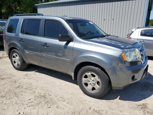 5FNYF38229B011119 - 2009 HONDA PILOT LX GRAY photo 4