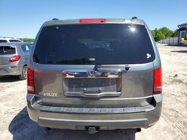 5FNYF38229B011119 - 2009 HONDA PILOT LX GRAY photo 6