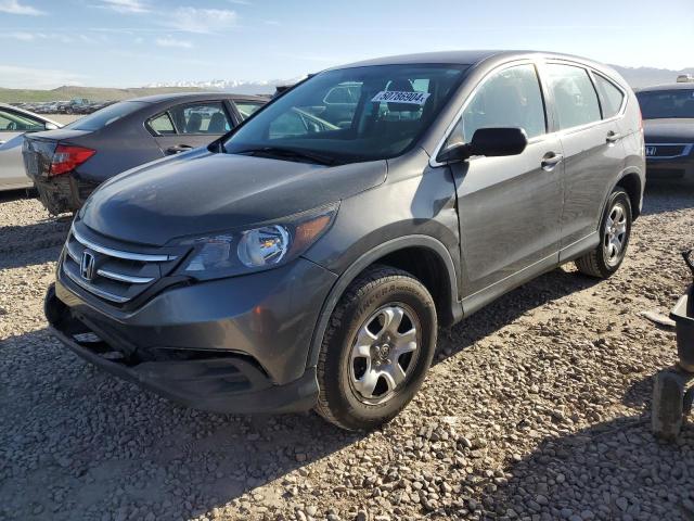 2HKRM4H37DH676407 - 2013 HONDA CR-V LX GRAY photo 1