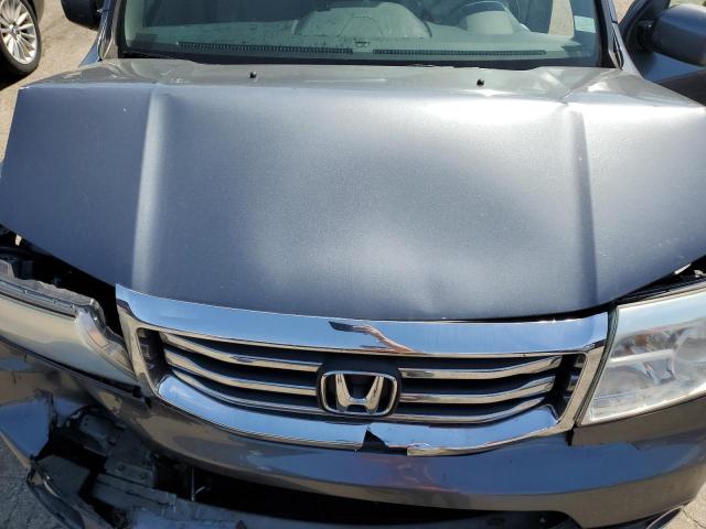 5FNYF3H79DB021389 - 2013 HONDA PILOT EXLN SILVER photo 12