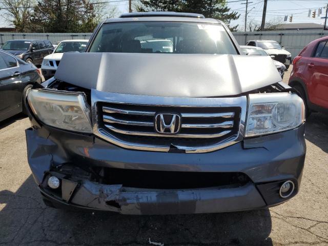 5FNYF3H79DB021389 - 2013 HONDA PILOT EXLN SILVER photo 5