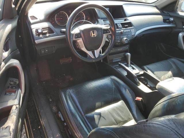 1HGCS22858A001142 - 2008 HONDA ACCORD EXL BLACK photo 8