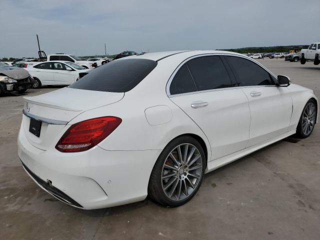 55SWF4JB5GU114599 - 2016 MERCEDES-BENZ C 300 WHITE photo 3