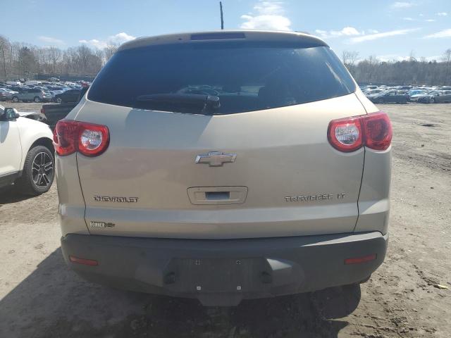 1GNKVGEDXCJ322892 - 2012 CHEVROLET TRAVERSE LT GOLD photo 6