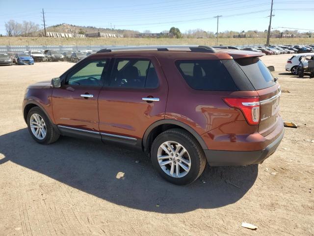 1FM5K7D87FGB10242 - 2015 FORD EXPLORER XLT BURGUNDY photo 2