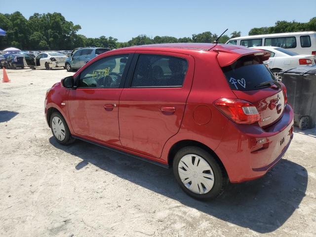 ML32A3HJ8KH015244 - 2019 MITSUBISHI MIRAGE ES RED photo 2