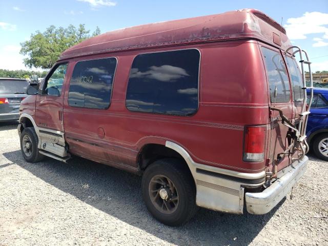 1FDPE24L1YHA26860 - 2000 FORD ECONOLINE E250 VAN RED photo 2