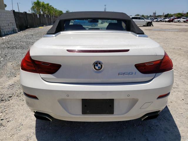 WBALZ5C57CC619749 - 2012 BMW 650 XI WHITE photo 6