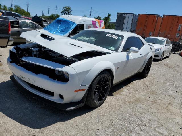 2C3CDZFJ1KH570730 - 2019 DODGE CHALLENGER R/T SCAT PACK WHITE photo 1