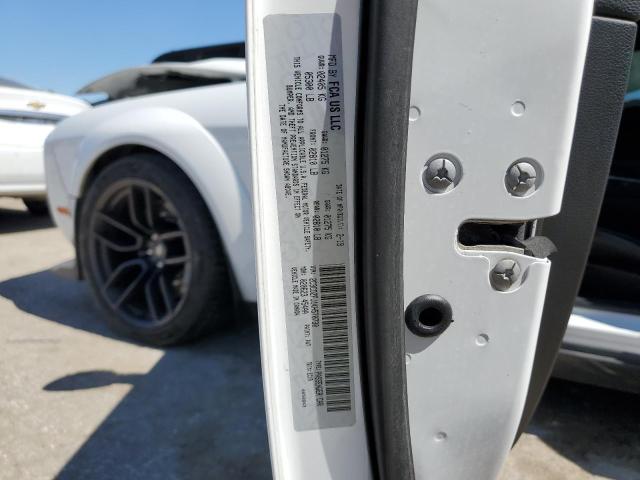 2C3CDZFJ1KH570730 - 2019 DODGE CHALLENGER R/T SCAT PACK WHITE photo 12