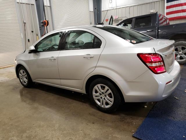 1G1JB5SH4H4161916 - 2017 CHEVROLET SONIC LS SILVER photo 2