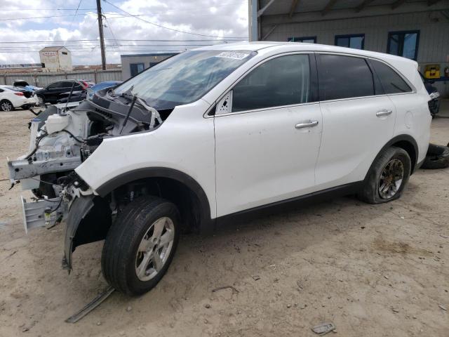 5XYPG4A37KG611361 - 2019 KIA SORENTO L WHITE photo 1