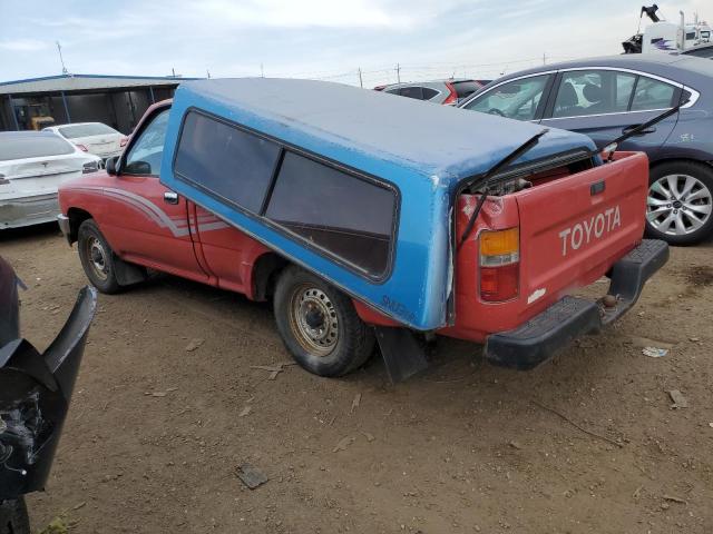 JT4RN81D3K0009934 - 1989 TOYOTA PICKUP 1/2 TON SHORT WHEELBASE DLX RED photo 2