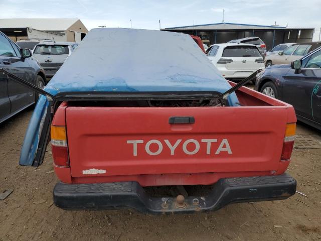 JT4RN81D3K0009934 - 1989 TOYOTA PICKUP 1/2 TON SHORT WHEELBASE DLX RED photo 6