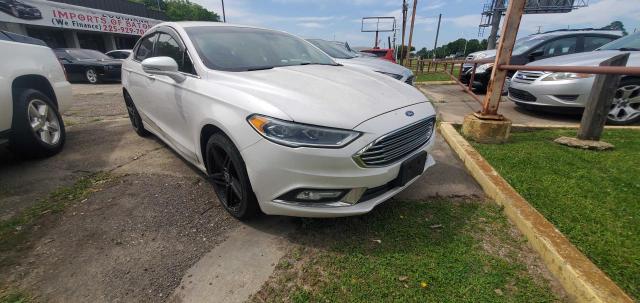 3FA6P0HD8HR349485 - 2017 FORD FUSION SE WHITE photo 2