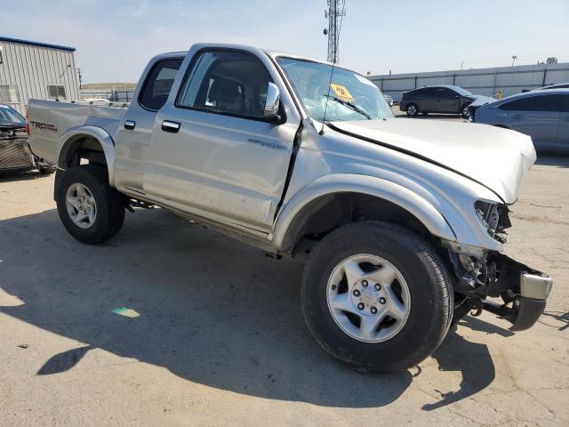 5TEGN92N21Z812379 - 2001 TOYOTA TACOMA DOUBLE CAB PRERUNNER SILVER photo 4