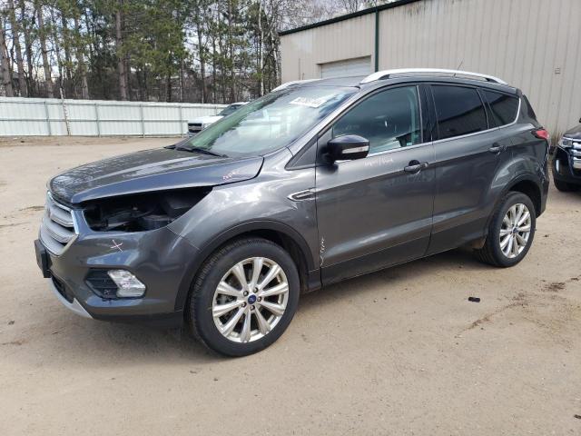 1FMCU9J94HUD76932 - 2017 FORD ESCAPE TITANIUM GRAY photo 1