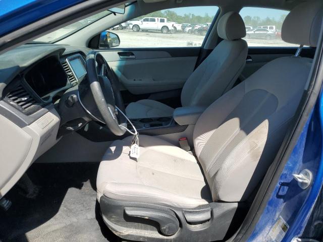 5NPE24AF5JH701177 - 2018 HYUNDAI SONATA SE BLUE photo 7