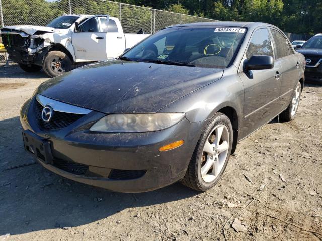 1YVFP80D745N13000 - 2004 MAZDA MAZDA6 S GRAY photo 2