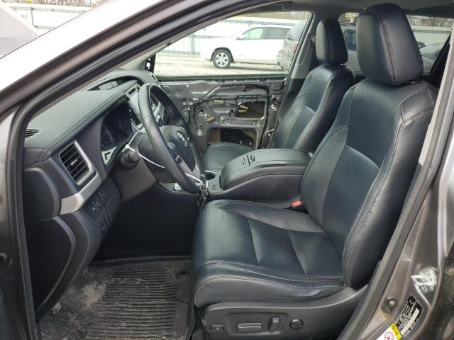5TDJZRFH2JS531792 - 2018 TOYOTA HIGHLANDER SE ნაცრისფერი ფოტო 7