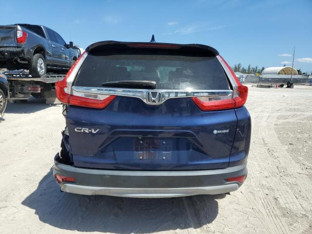 7FARW1H83HE022940 - 2017 HONDA CR-V EXL BLUE photo 6