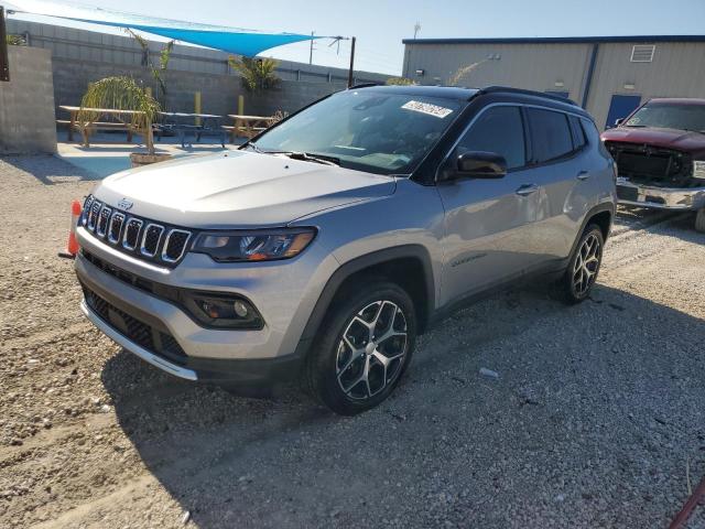 3C4NJDCNXRT610991 - 2024 JEEP COMPASS LIMITED SILVER photo 1