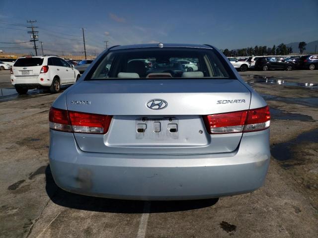 5NPET46C38H336410 - 2008 HYUNDAI SONATA GLS BLUE photo 6