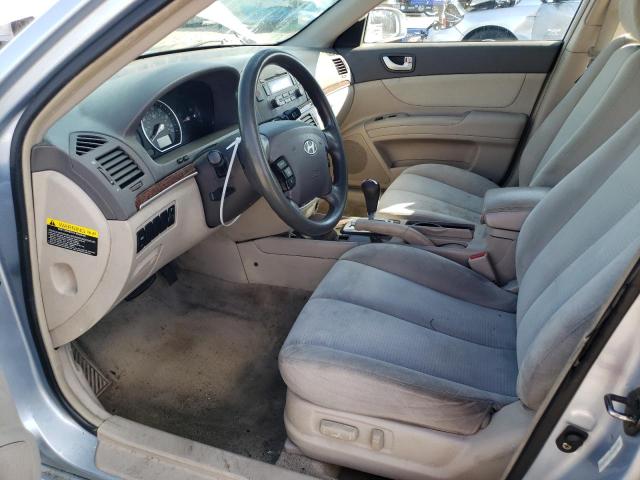 5NPET46C38H336410 - 2008 HYUNDAI SONATA GLS BLUE photo 7