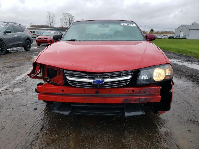 2G1WF52E539409192 - 2003 CHEVROLET IMPALA RED photo 5