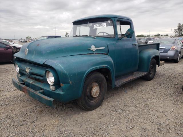 F10V6R13249 - 1956 FORD F 100 TEAL photo 1