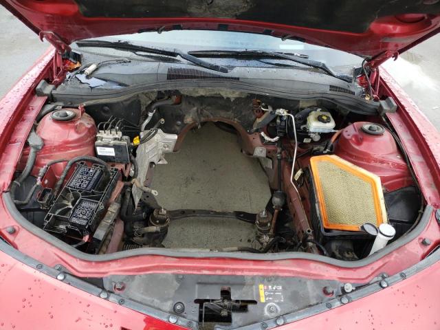 2G1FK1EJ5C9200421 - 2012 CHEVROLET CAMARO 2SS RED photo 11