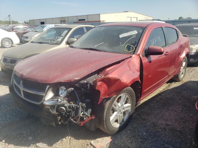 1B3CC5FB6AN231310 - 2010 DODGE AVENGER R/T RED photo 2