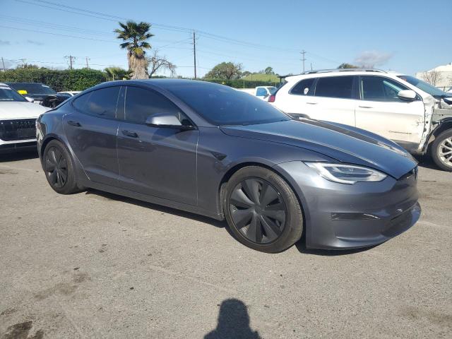 5YJSA1E52NF464464 - 2022 TESLA MODEL S GRAY photo 4